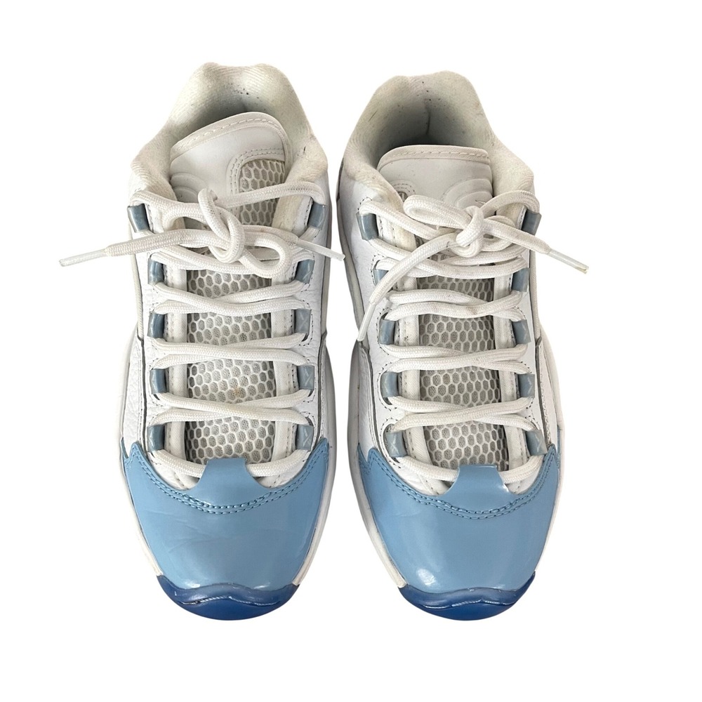 Reebok Question Low White Light Blue Allen Iverson‎ Sneakers FY2345 M5 W6.5